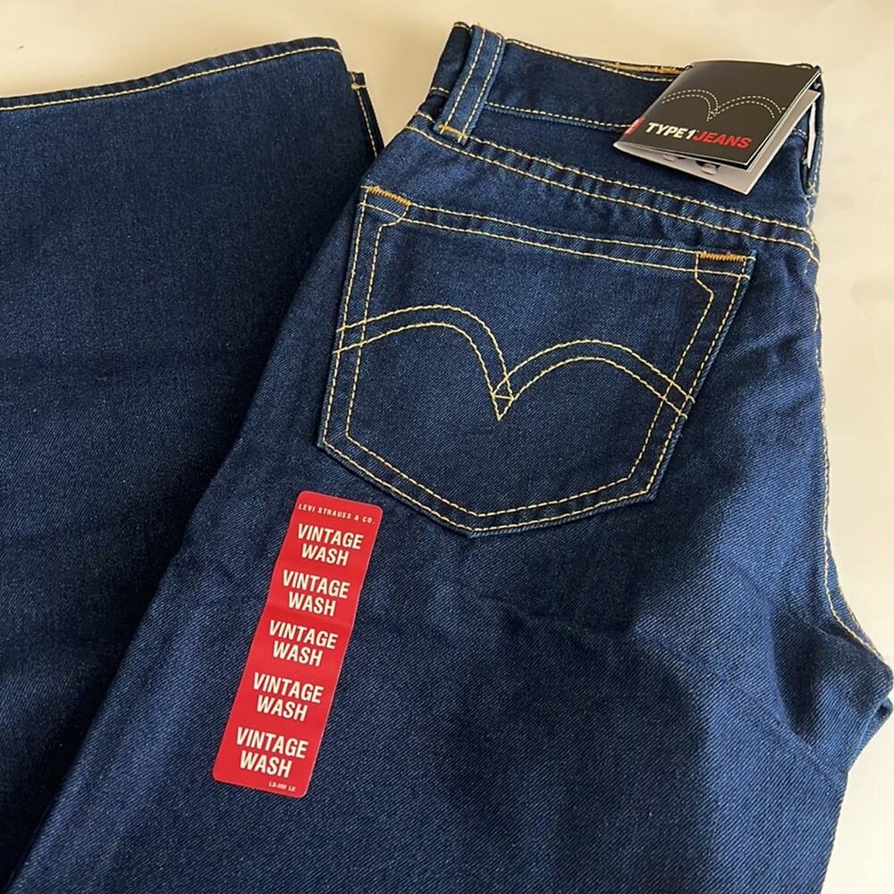 Levi’s Type 1 Jeans Guys Iconic Straight 31/30 BNWT - Picture 3 of 3